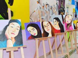 MIS Students Art display